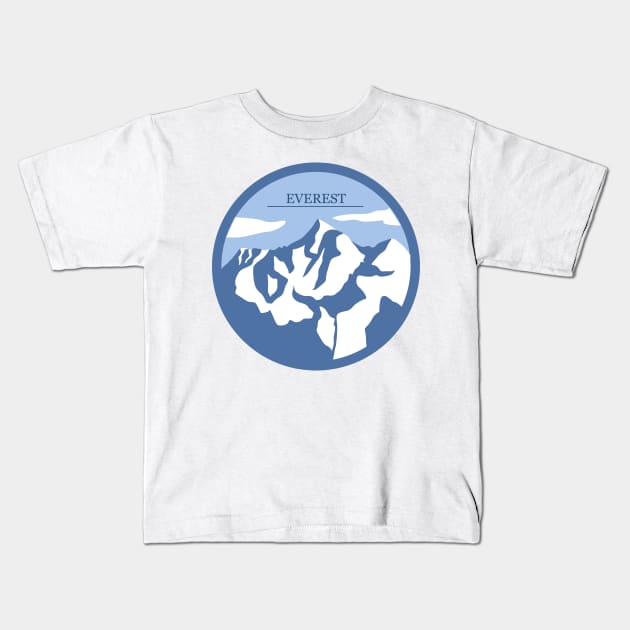 Mount Everest Kids T-Shirt by SakuraDragon